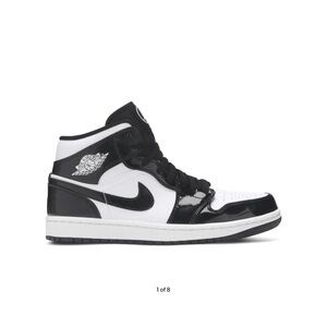 Jordan Mid-Top Sneakers in Black and White